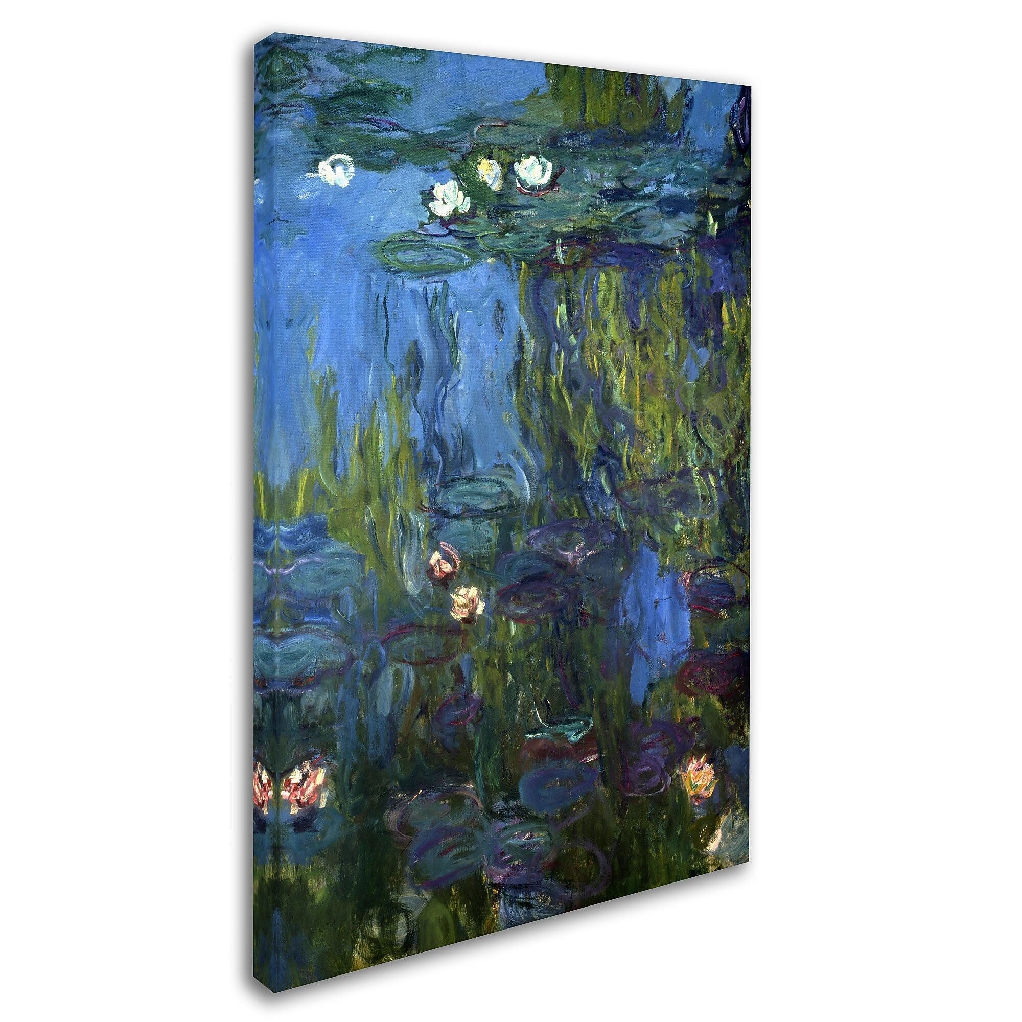 Trademark Fine Art 'Nympheas 1914-17' 16" x 24" Canvas Art