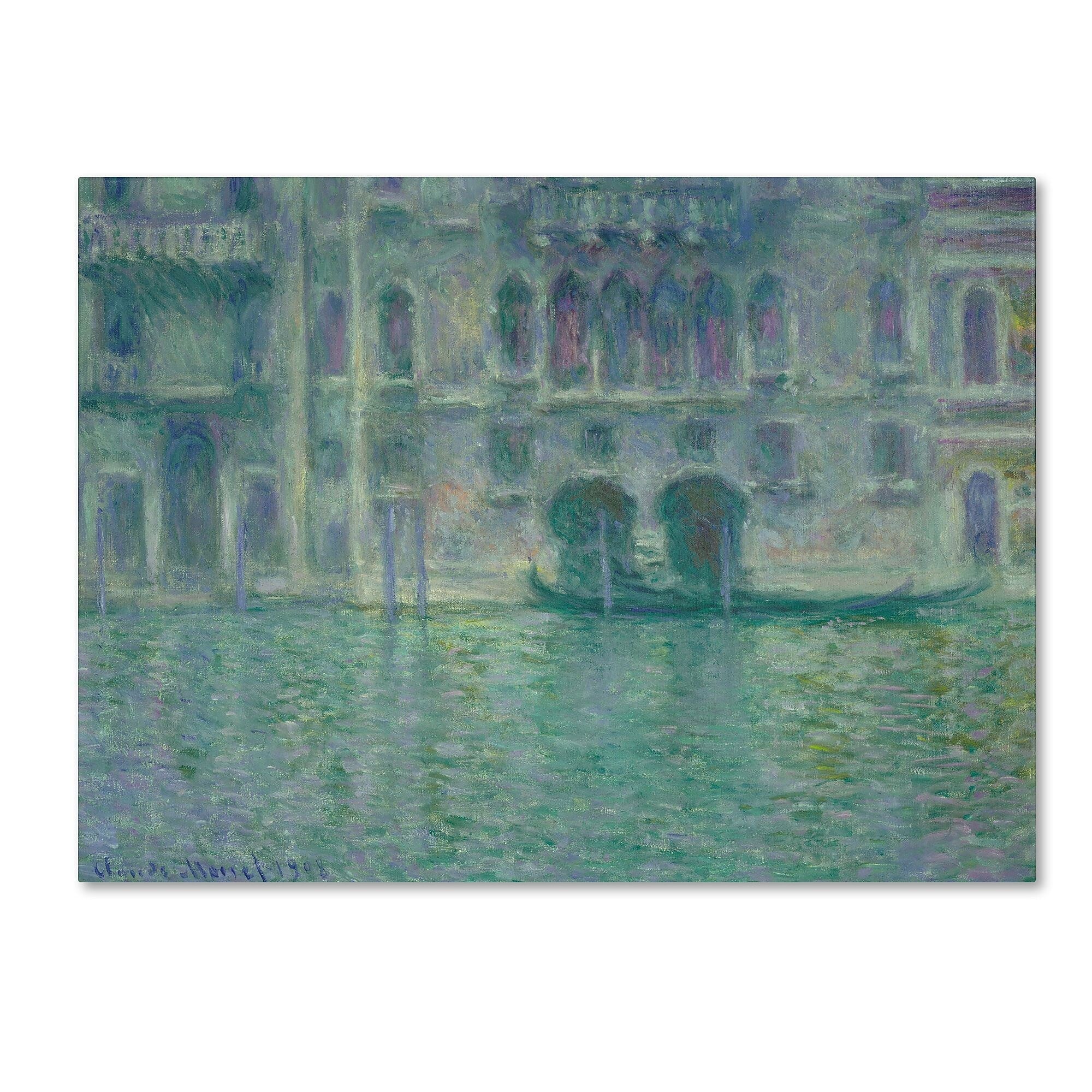 Trademark Fine Art 'Palazzo da Mula Venice 1908' 35" x 47" Canvas Art