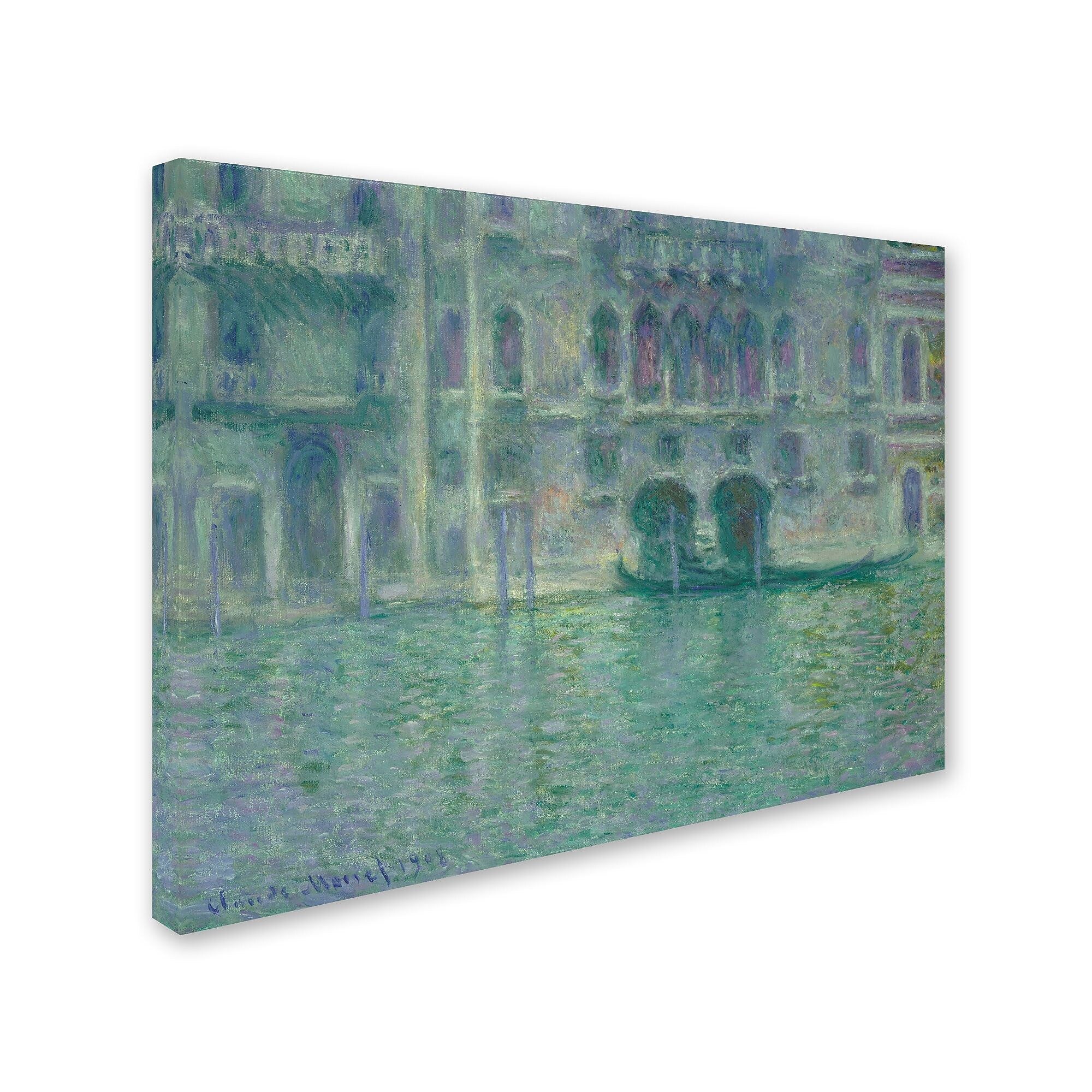 Trademark Fine Art 'Palazzo da Mula Venice 1908' 35" x 47" Canvas Art