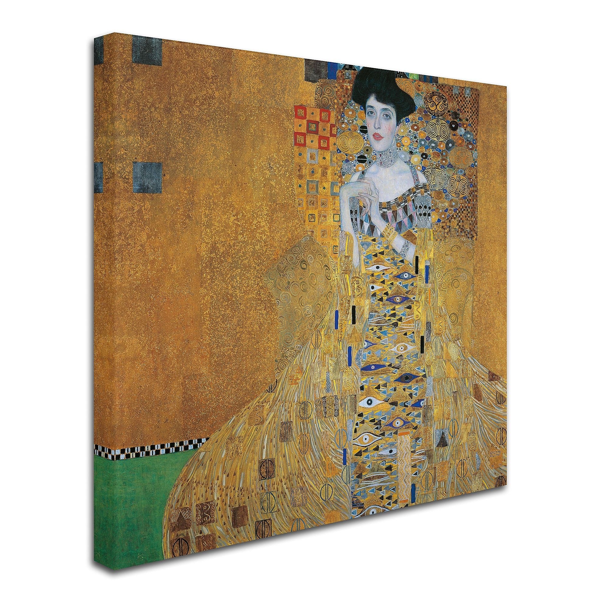 Trademark Fine Art 'Portrait of Adele Bloch-Bauer I' 14" x 14" Canvas Art