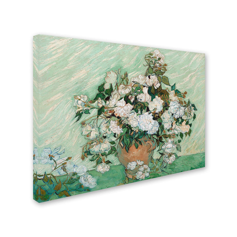 Trademark Fine Art 'Roses 1890' 18" x 24" Canvas Art