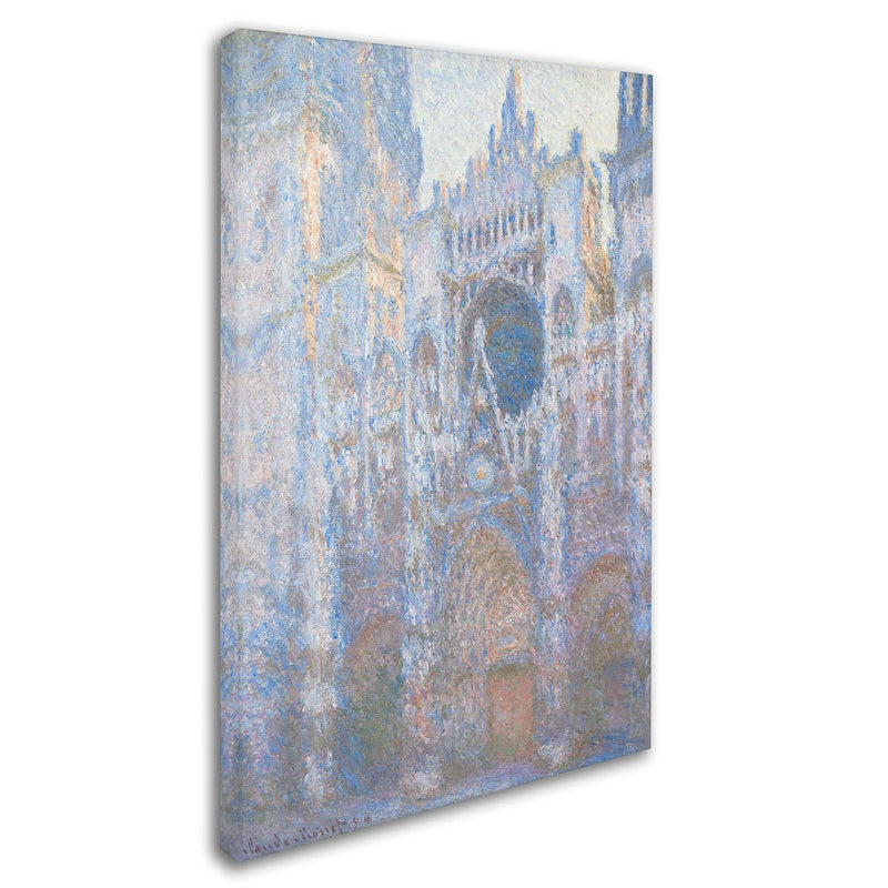 Trademark Fine Art 'Rouen Cathedral West Facade 1894' 30" x 47" Canvas Art