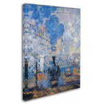 Trademark Fine Art 'Saint Lazare Station' 18" x 24" Canvas Art