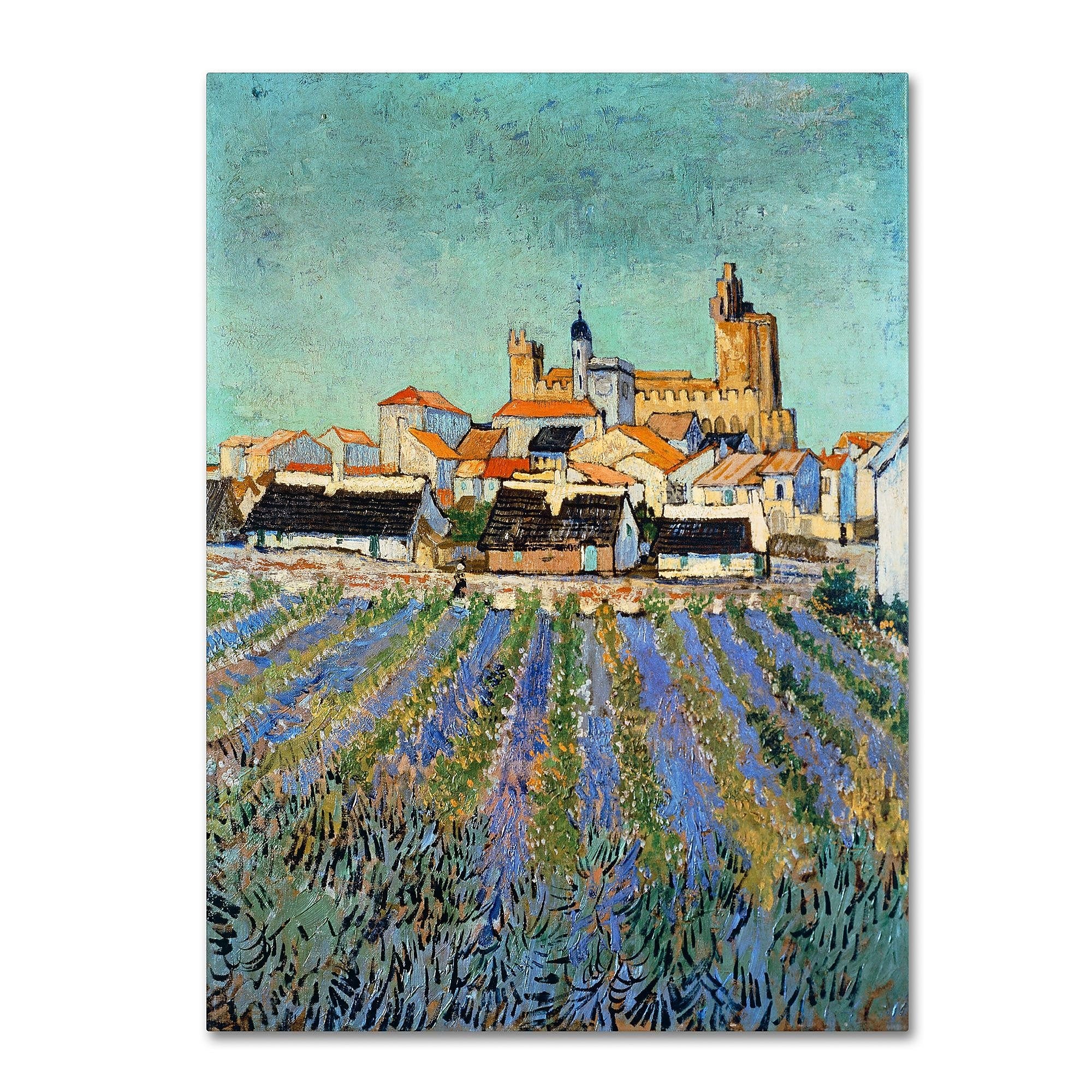 Trademark Fine Art 'Saintes Maries de la Mer' 18" x 24" Canvas Art
