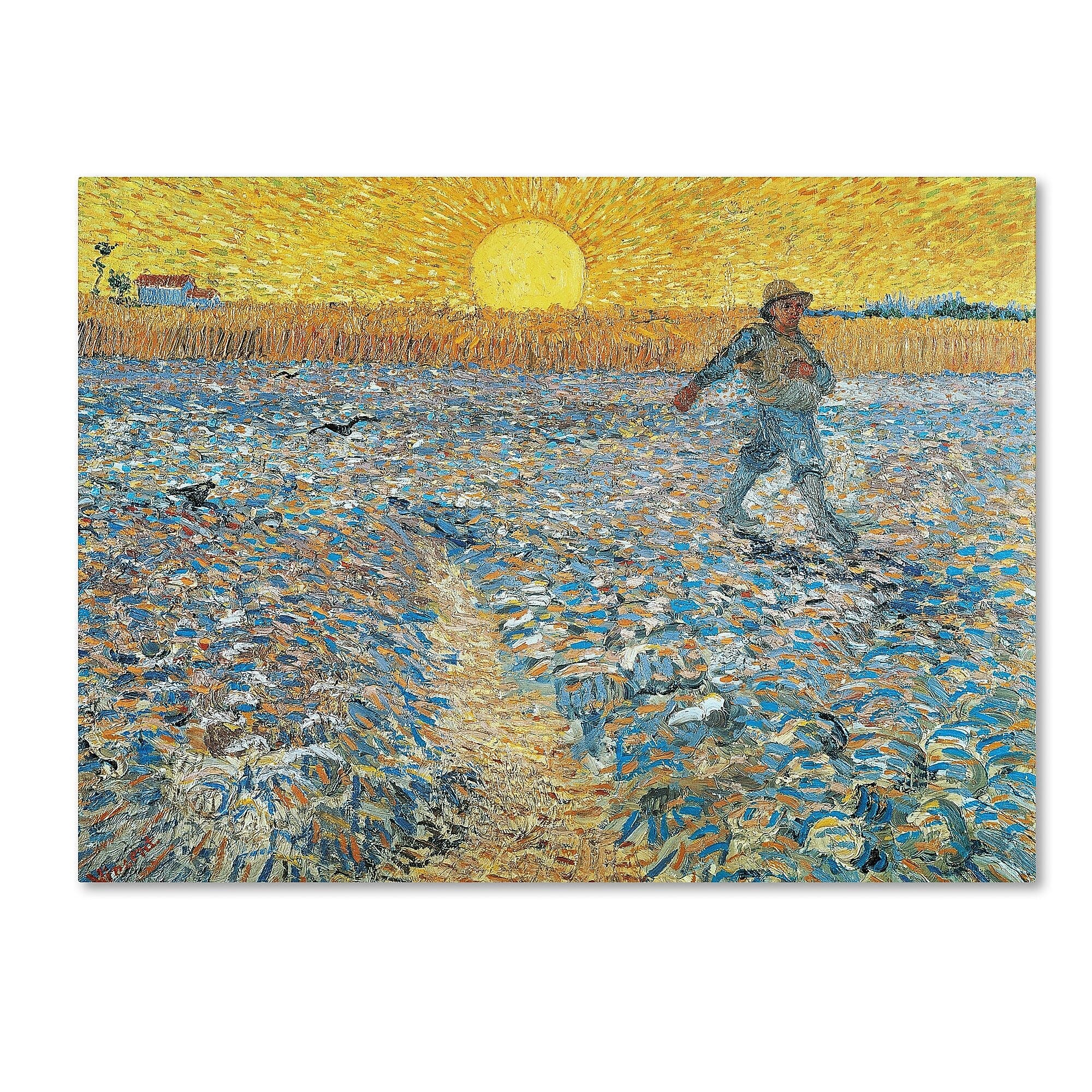 Trademark Fine Art 'Sower 1888' 24" x 32" Canvas Art
