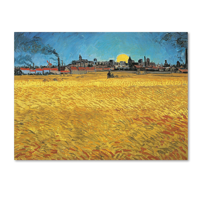 Trademark Fine Art 'Summer Evening 1888' 18" x 24" Canvas Art