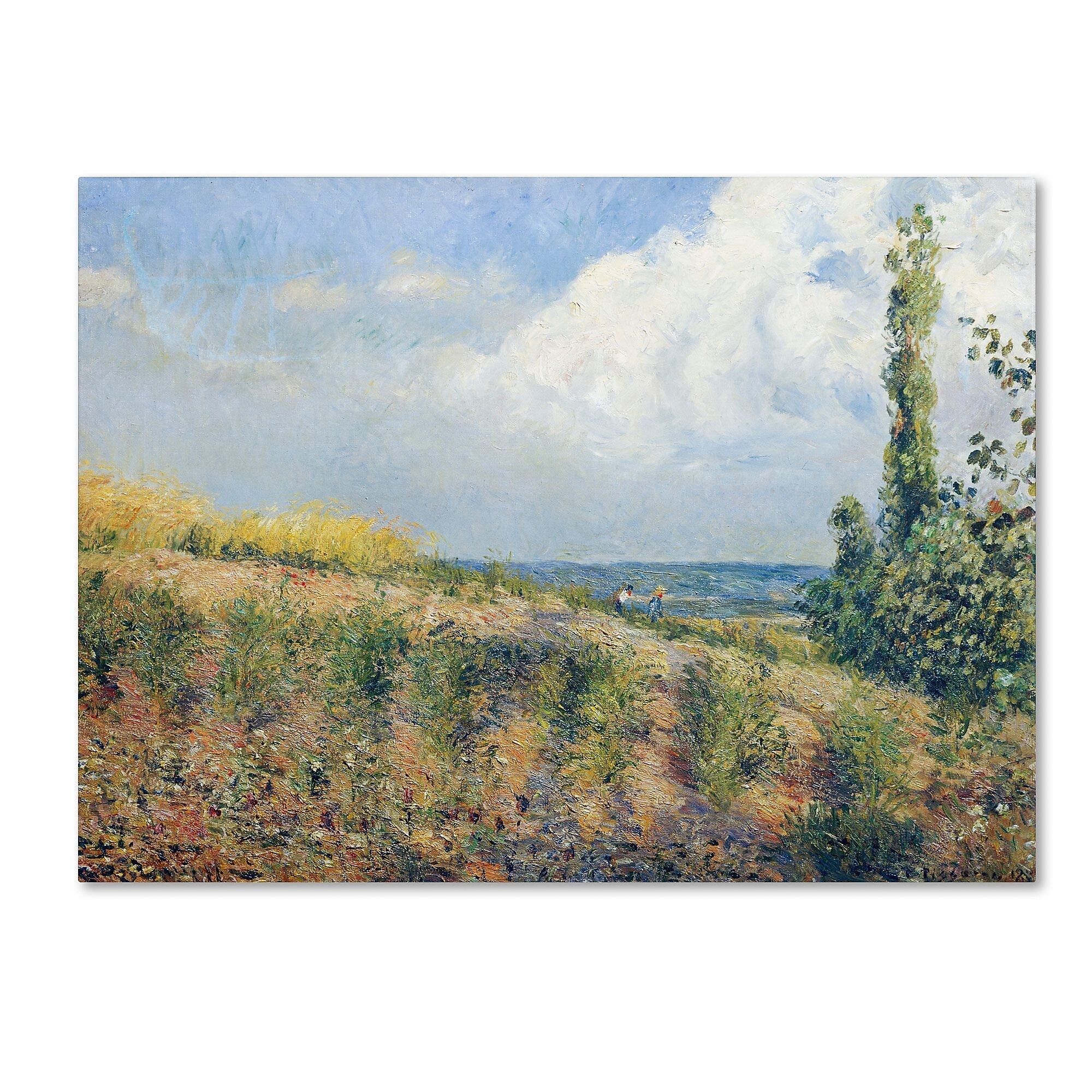 Trademark Fine Art 'The Approaching Storm 1877' 14" x 19" Canvas Art