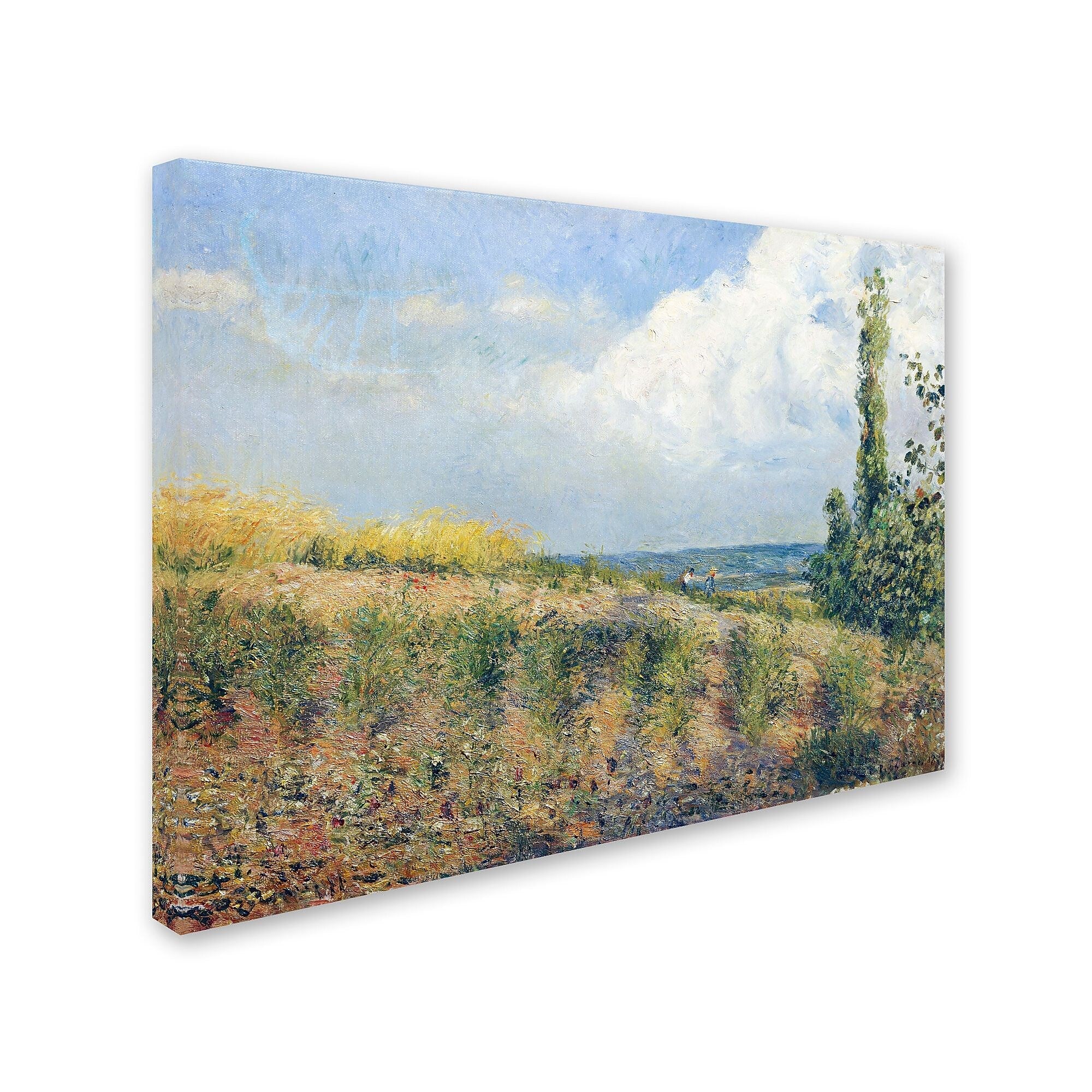 Trademark Fine Art 'The Approaching Storm 1877' 14" x 19" Canvas Art