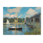 Trademark Fine Art 'The Bridge at Argenteuil 1874' 35" x 47" Canvas Art