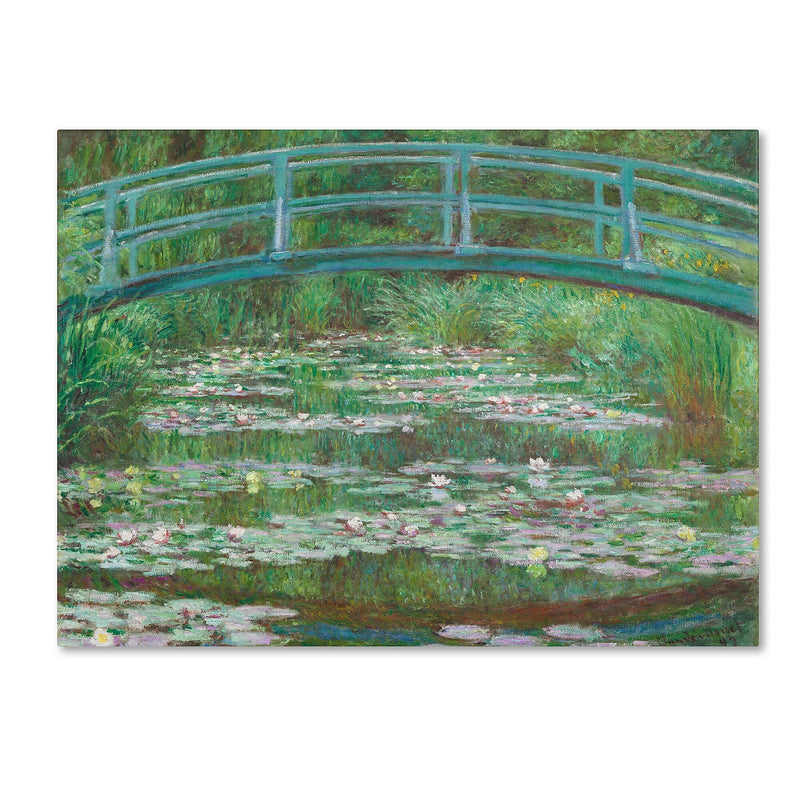 Trademark Fine Art 'The Japanese Footbridge 1899' 24" x 32" Canvas Art