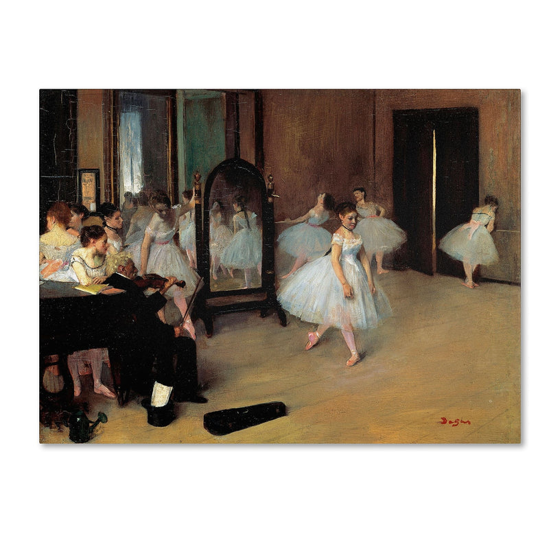 Trademark Fine Art 'The School of Dance 1871' 24" x 32" Canvas Art