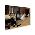 Trademark Fine Art 'The School of Dance 1871' 14" x 19" Canvas Art