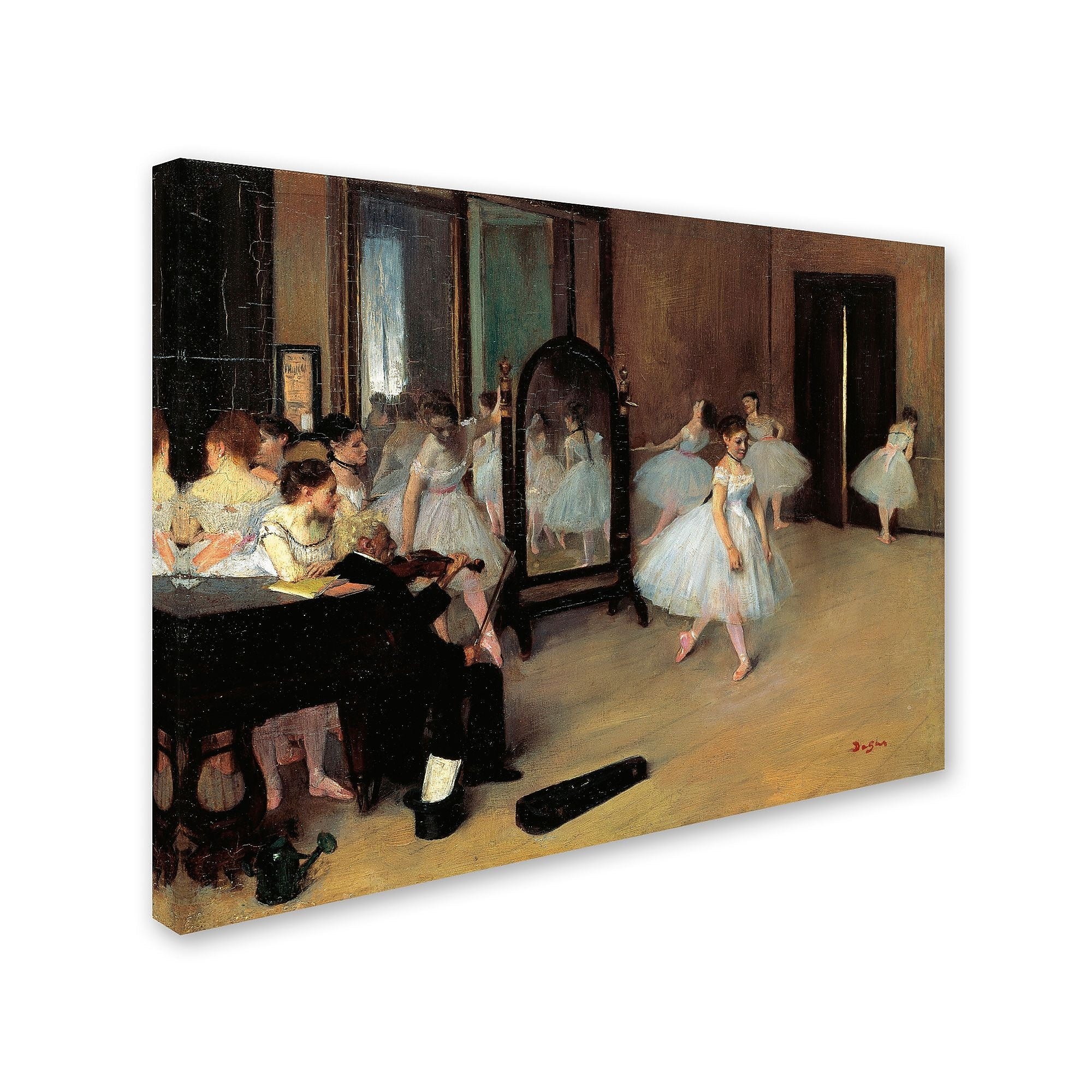 Trademark Fine Art 'The School of Dance 1871' 14" x 19" Canvas Art