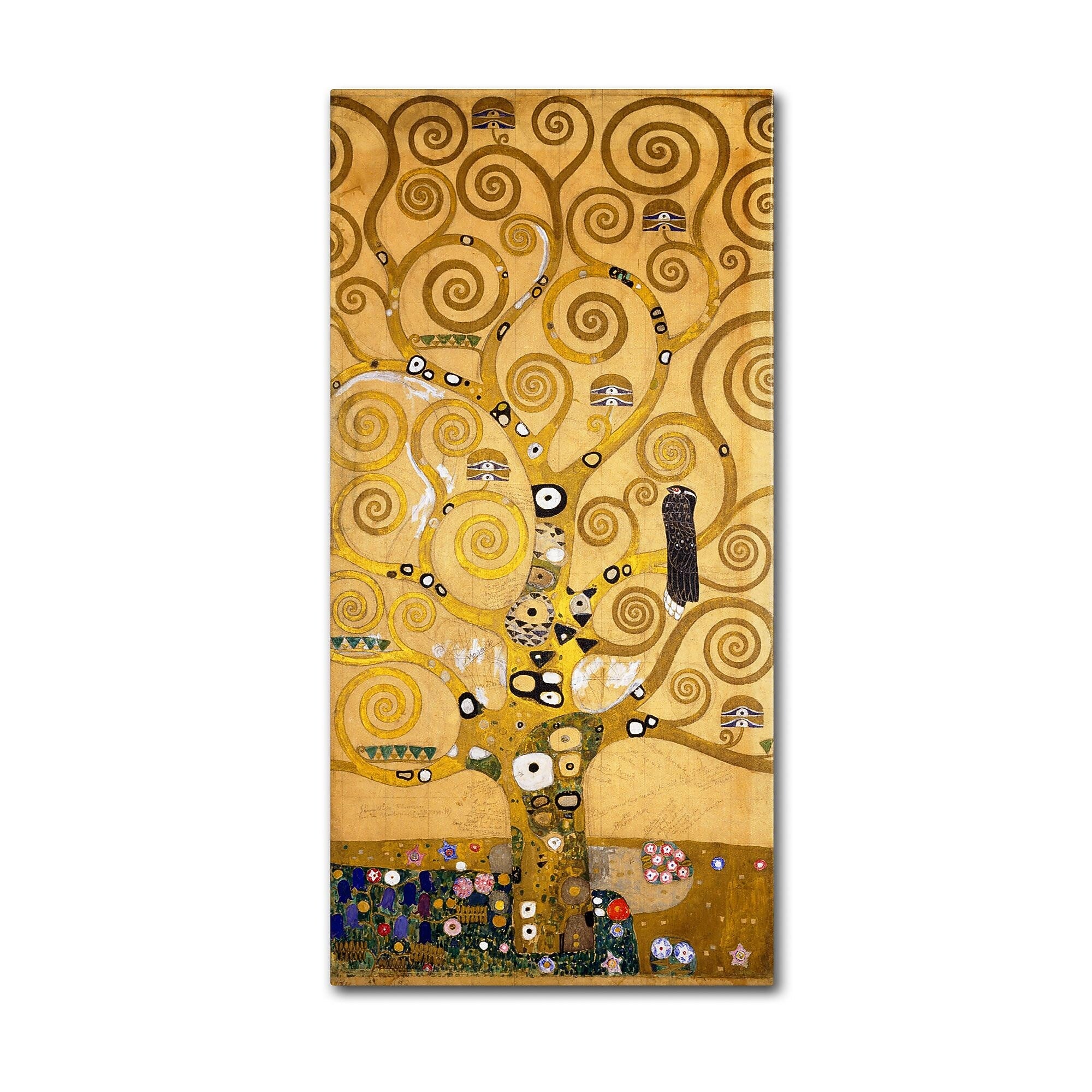 Trademark Fine Art 'Tree of Life Soclet Frieze 1905' 16" x 32" Canvas Art