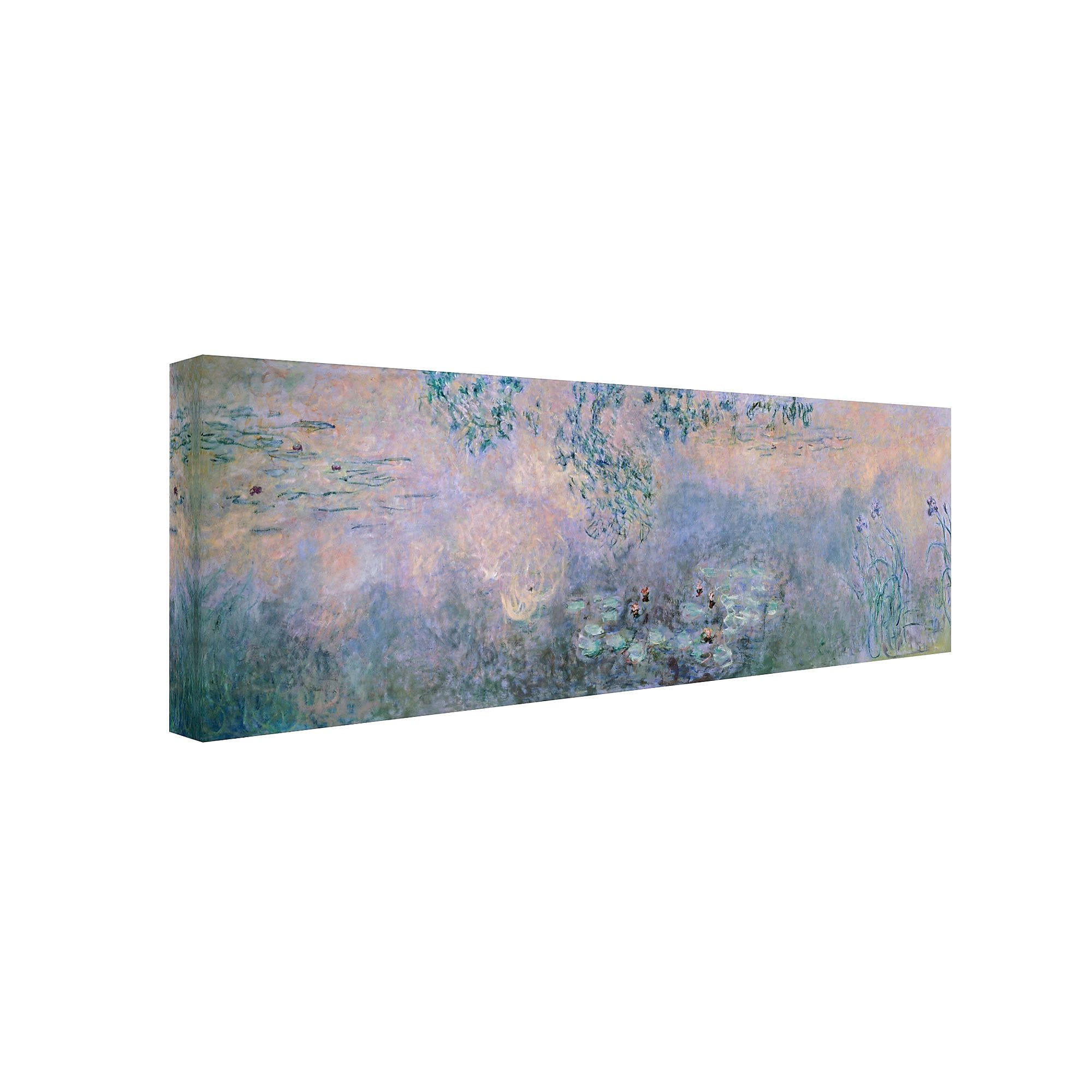Trademark Fine Art 'Water Lilies 1914-22' 16" x 47" Canvas Art