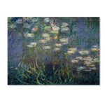 Trademark Fine Art 'Water Lilies 1840-1926' 18" x 24" Canvas Art