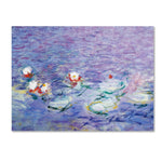 Trademark Fine Art 'Water Lilies II 1840-1926' 18" x 24" Canvas Art