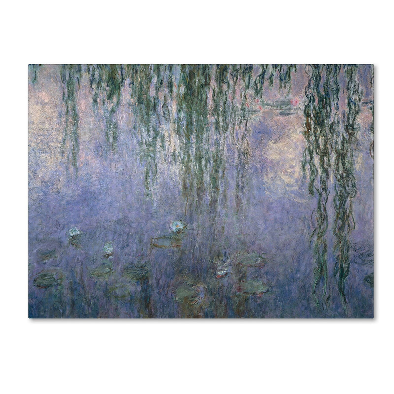 Trademark Fine Art 'Water Lilies III 1840-1926' 14" x 19" Canvas Art