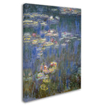 Trademark Fine Art 'Water Lilies IV 1840-1926' 35" x 47" Canvas Art