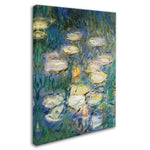 Trademark Fine Art 'Water Lilies V 1840-1926' 14" x 19" Canvas Art
