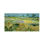 Trademark Fine Art 'Wheatfields Near Auvers' 10" x 19" Canvas Art
