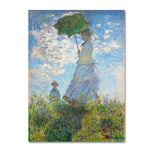 Trademark Fine Art 'Woman With a Parasol 1875' 14" x 19" Canvas Art
