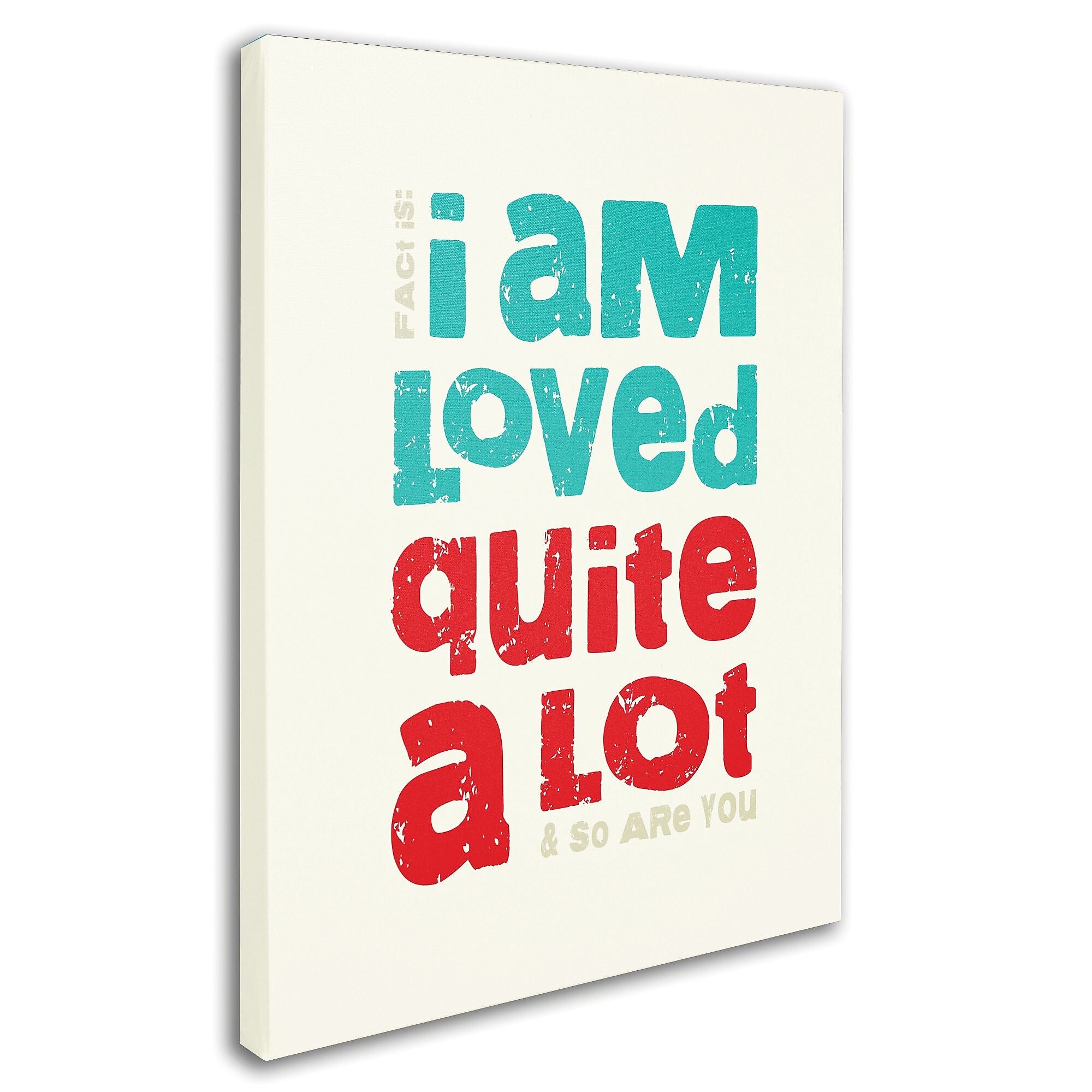 Trademark Fine Art 'Loved a Lot II' 26" x 32" Canvas Art