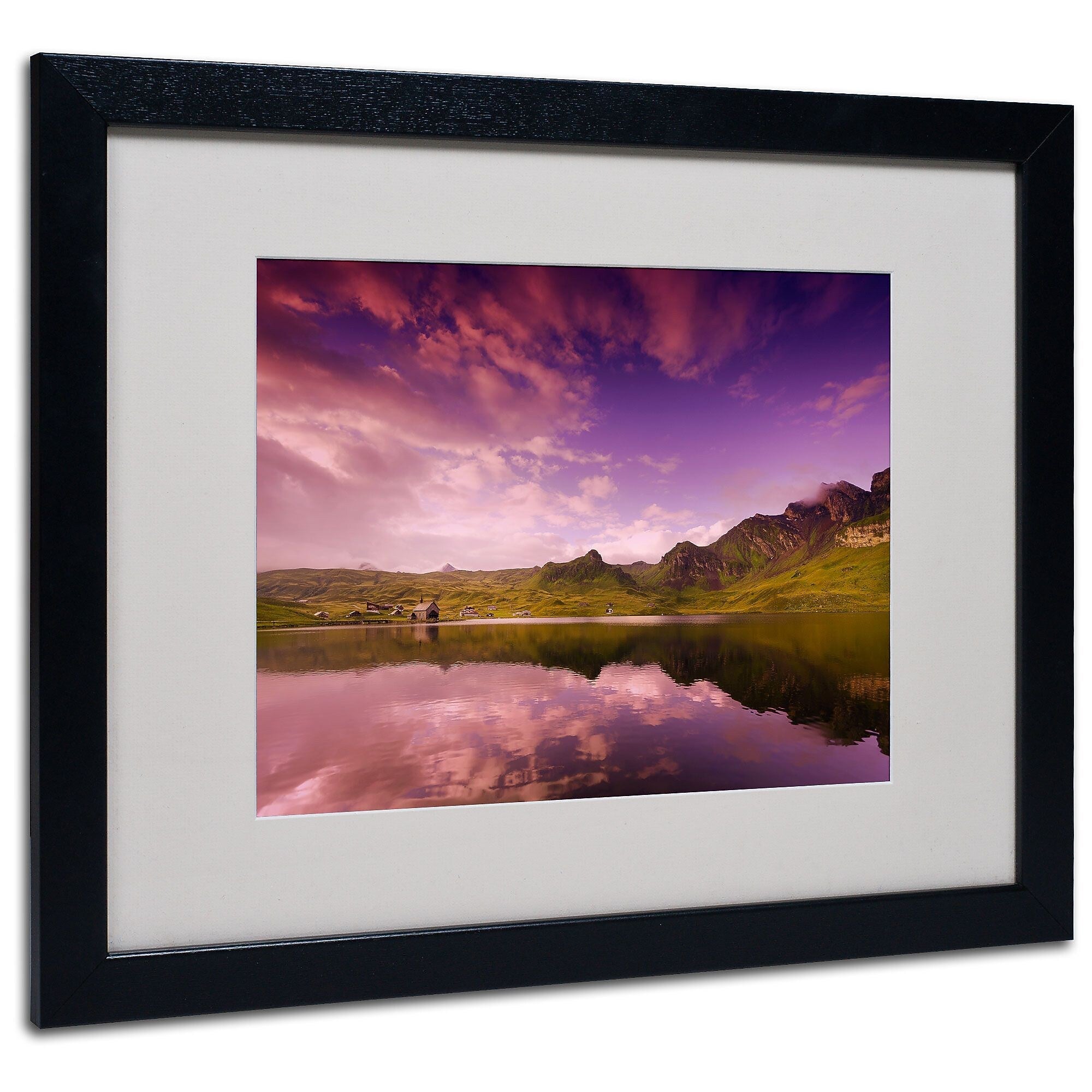 Trademark Fine Art 'Beyond the Sky II' 16" x 20" Black Frame Art