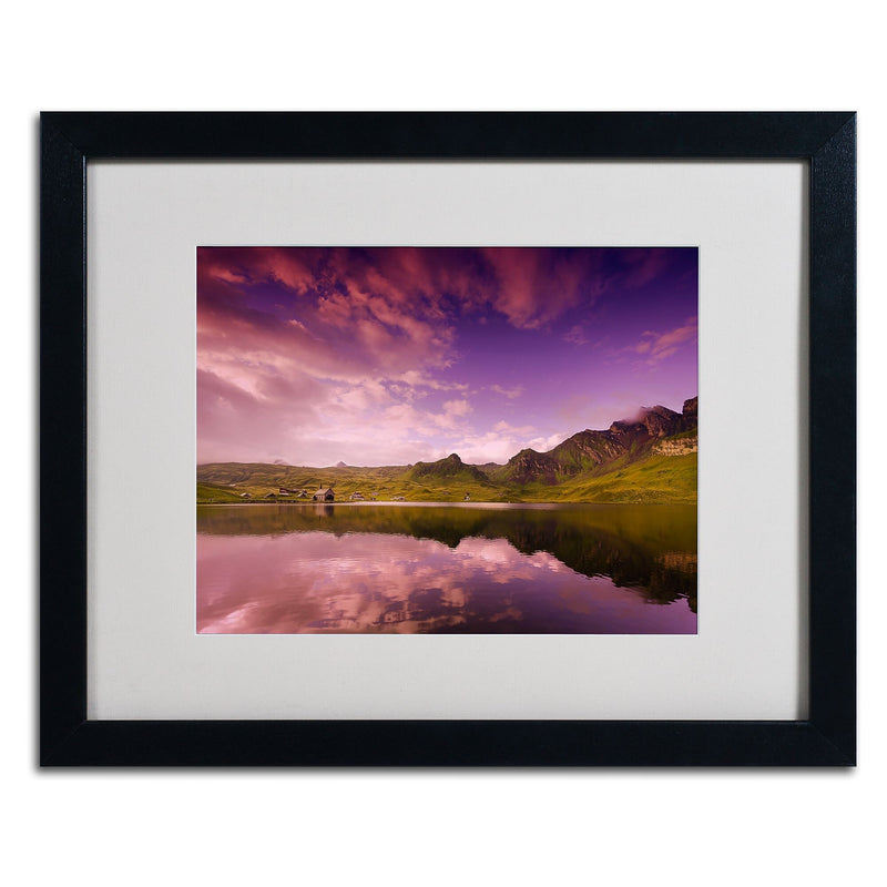 Trademark Fine Art 'Beyond the Sky II' 16" x 20" Black Frame Art
