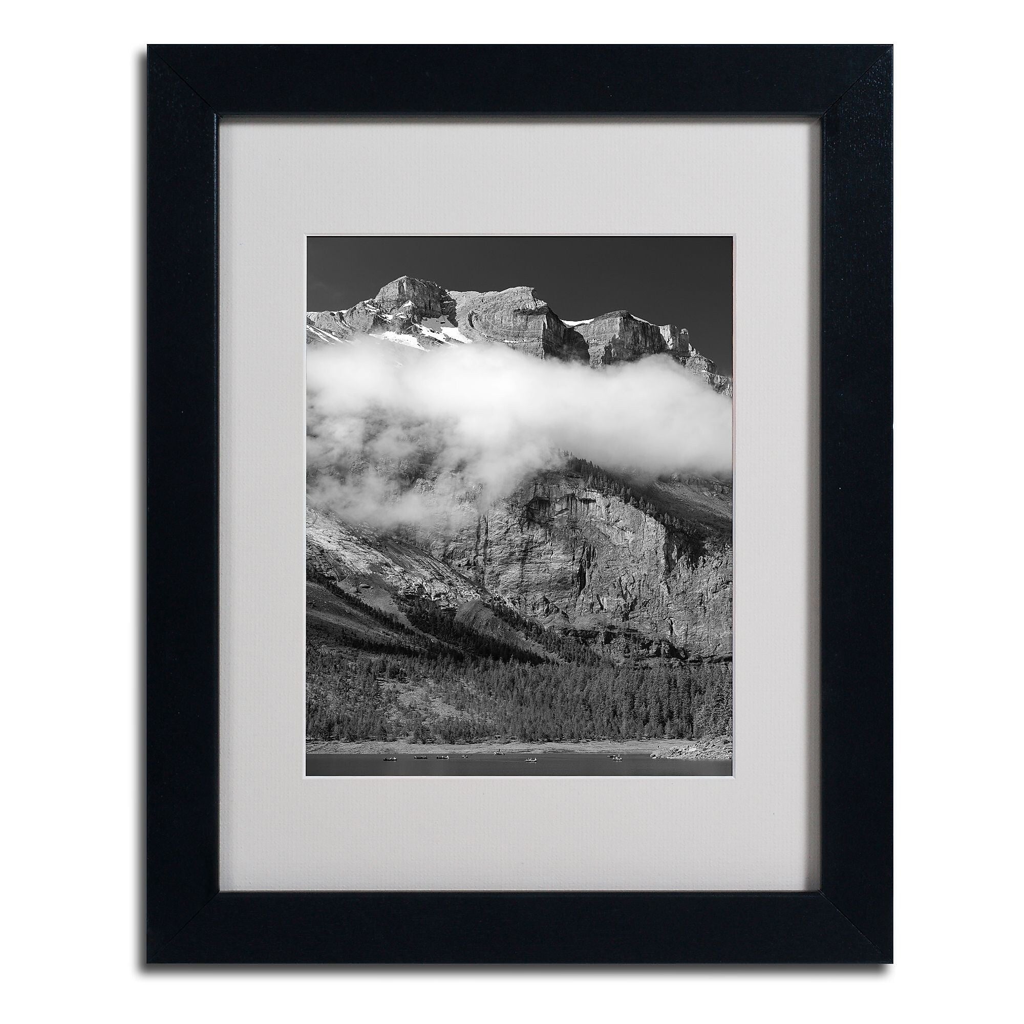 Trademark Fine Art 'Last Call Switzerl' 11" x 14" Black Frame Art