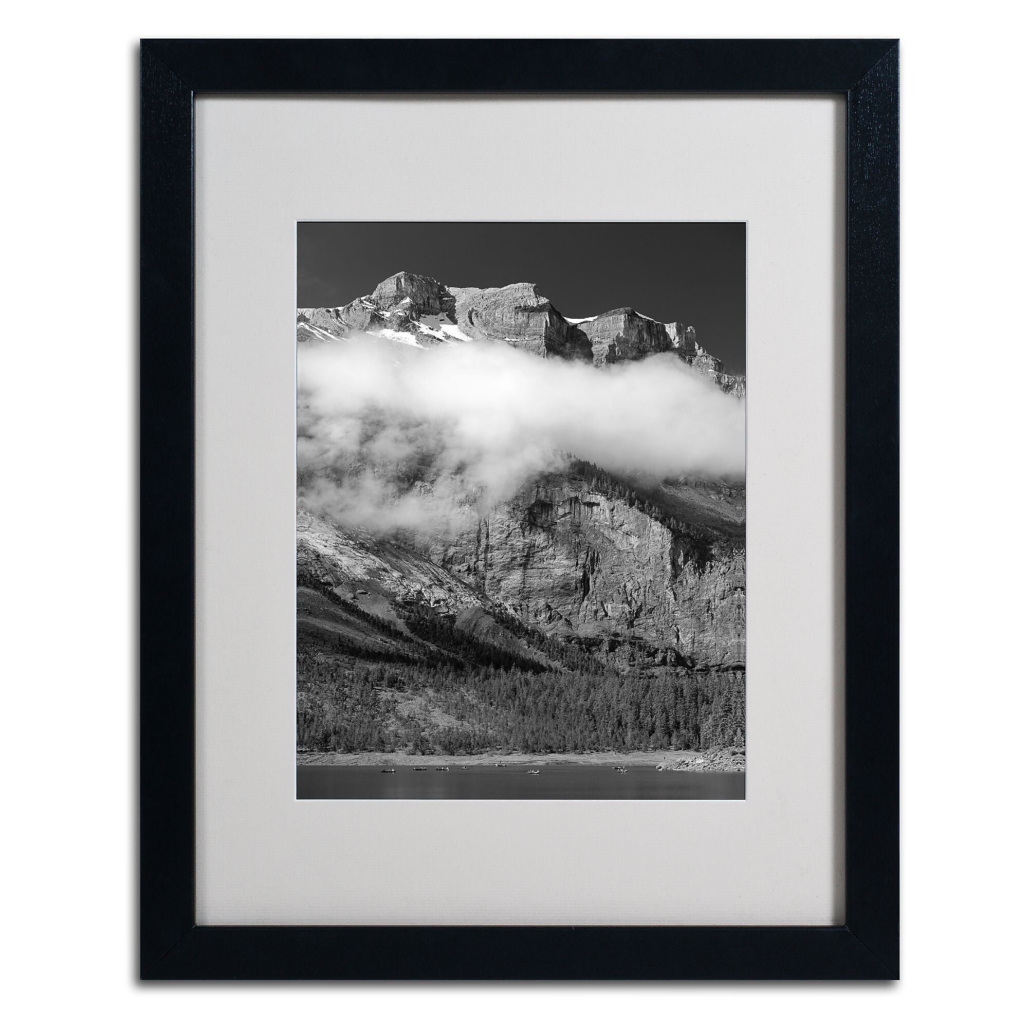 Trademark Fine Art 'Last Call Switzerl' 16" x 20" Black Frame Art