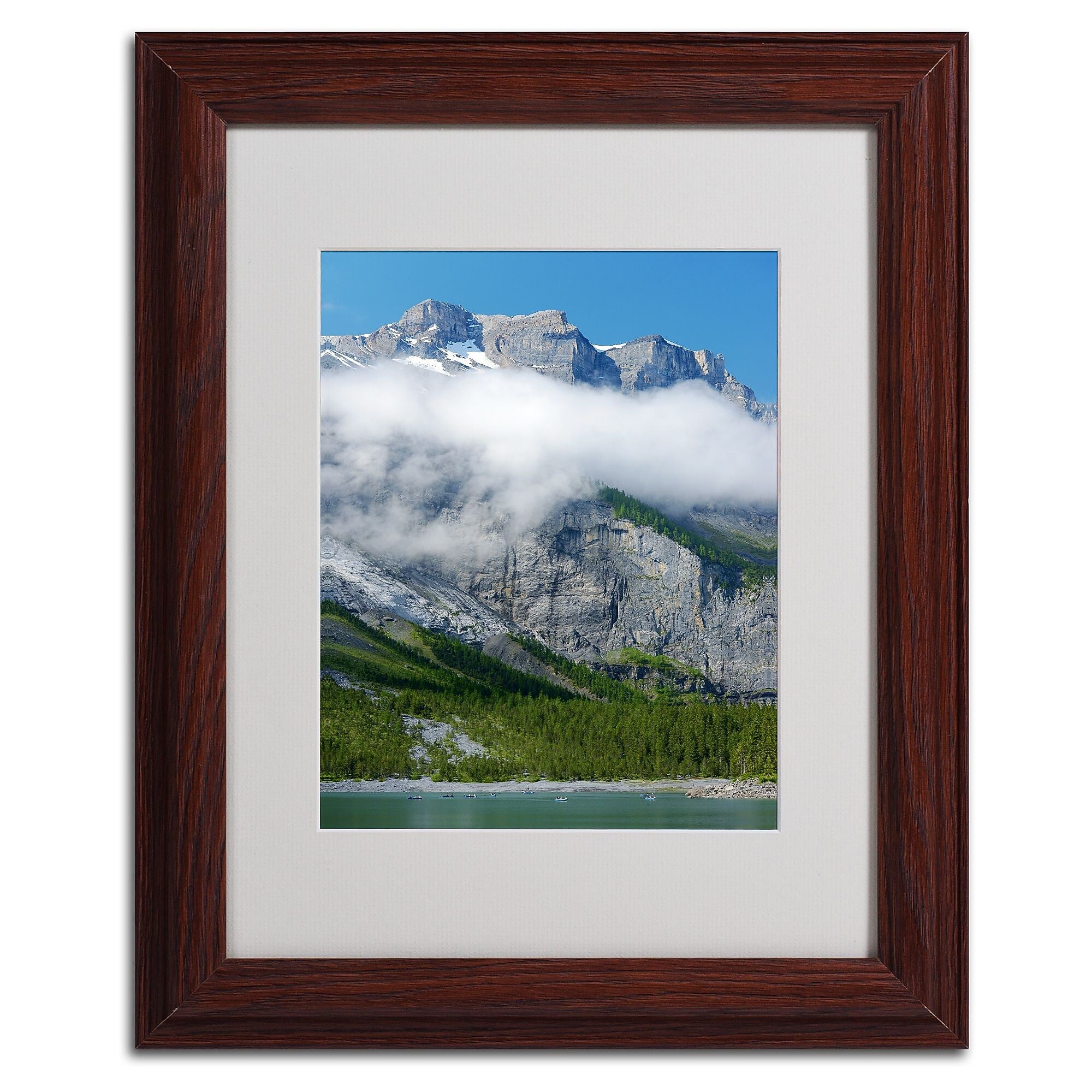 Trademark Fine Art 'Last Call Switzerland II' 11" x 14" Wood Frame Art