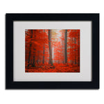 Trademark Fine Art 'Speaking of Tongue' 11" x 14" Black Frame Art