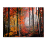 Trademark Fine Art 'Wildly Red' 22" x 32" Canvas Art