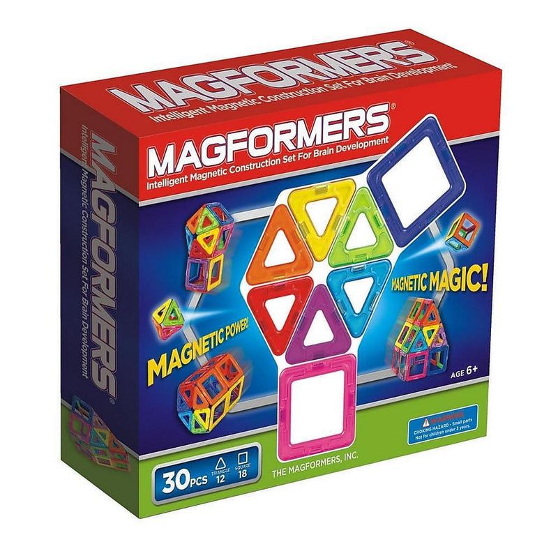 Magformers Magnetic Building Set, 30-Pieces (18093)