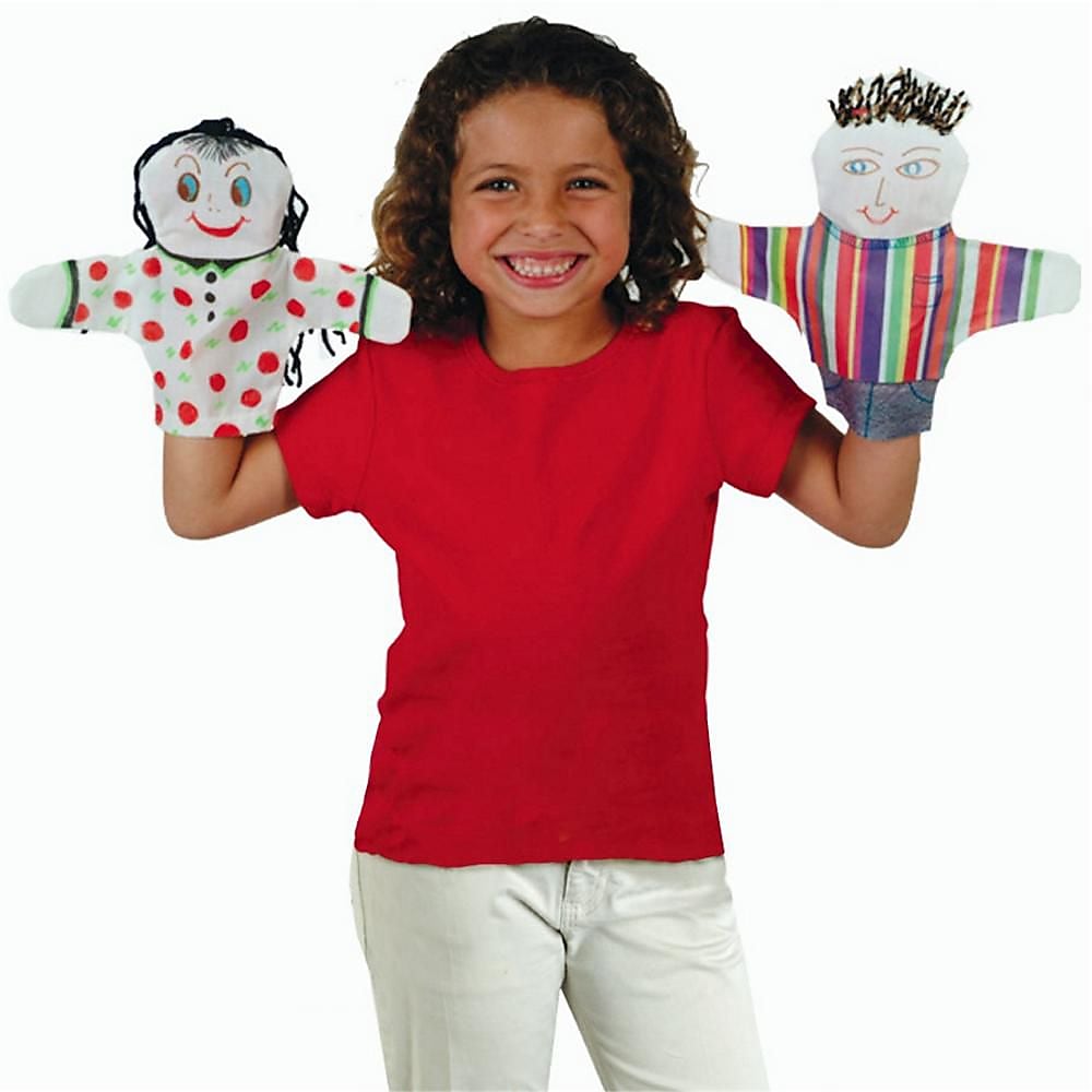 Color-Me 8 1/2" Hand Puppets (FA3365)