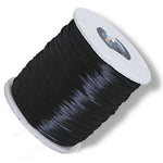 S&S 432' Rattail Silk Cord, Black (JE93)