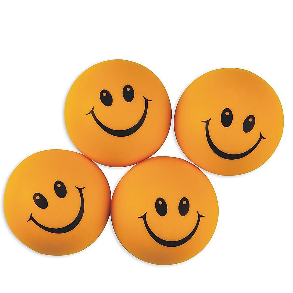 S&S Smile Face Stress Balls, 24/Pack (SL9993)