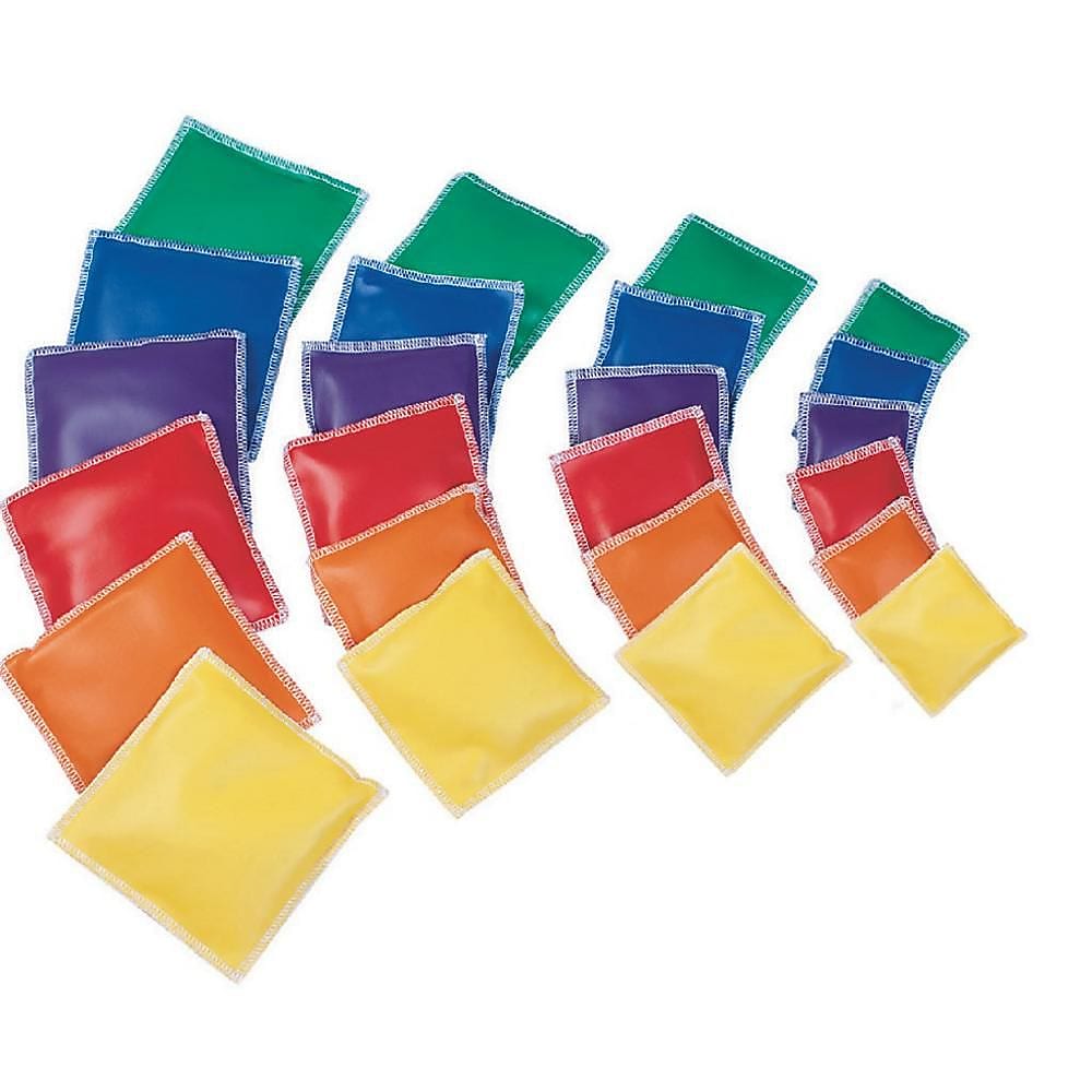 Spectrum 5" Vinyl Square Bean Bags, 12/Pack (W9765005)
