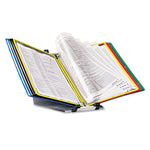 Tarifold FoldFive Desktop Document Holder, 8.5" x 11", Multicolor, PVC, (D291F)