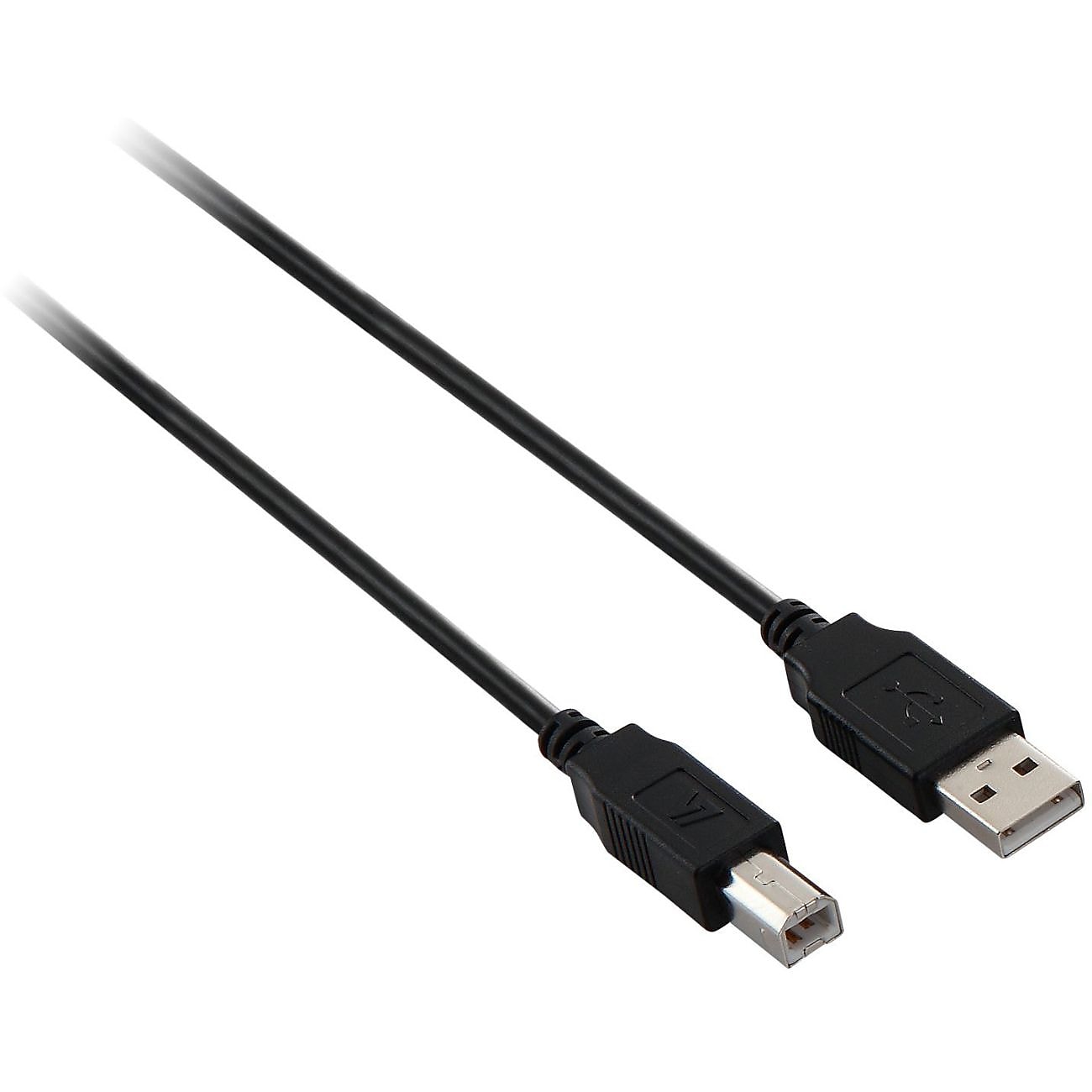 V7 10' USB A to USB B Cable, Male to Male, Black (DT2739)