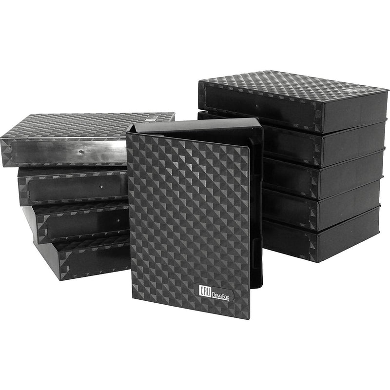 CRU WiebeTech DriveBox Anti-Static 3.5" Hard Disk Case, 10/Pack (GU5644)