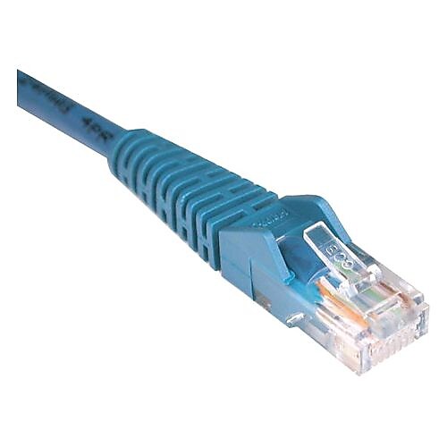 Tripp Lite N001-015-BL 15' CAT-5e Snagless Molded Patch Cable, Blue
