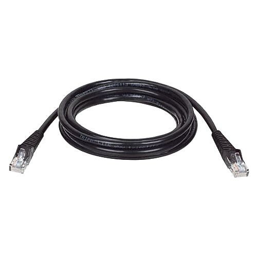 Tripp Lite N001-015-BK 15' CAT-5e Snagless Molded Patch Cable, Black