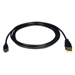Tripp Lite 3' USB 2.0 Type A Male to Mini USB Type B Male Device Cable, Black