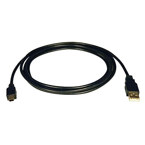 Tripp Lite 3' USB 2.0 Type A Male to Mini USB Type B Male Device Cable, Black