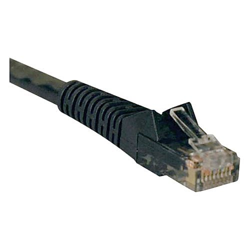 Tripp Lite N201-006-BK 6' CAT-6 Gigabit Snagless Molded Patch Cable, Black