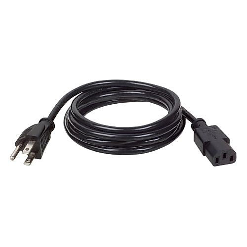 Tripp Lite P006-010 10' NEMA 5-15P to IEC-320-C13 Power Cord, Black (P006-010)