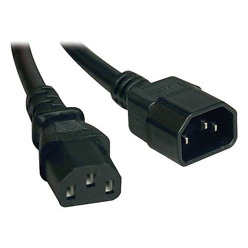 Tripp Lite P004-010 10' IEC-320-C14 to IEC-320-C13 Power Extension Cord, Black