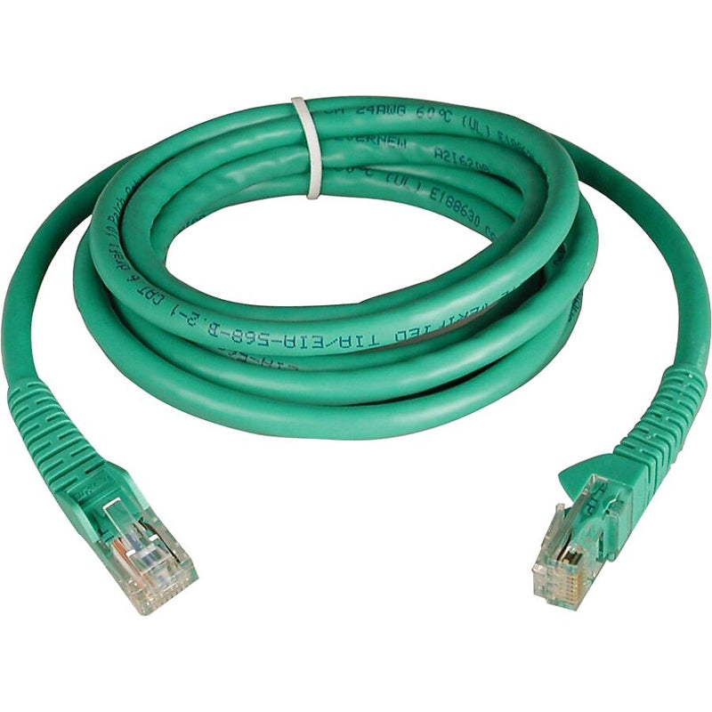 Tripp Lite N201-010-GN 10' CAT-6 Gigabit Snagless Molded Patch Cable, Green